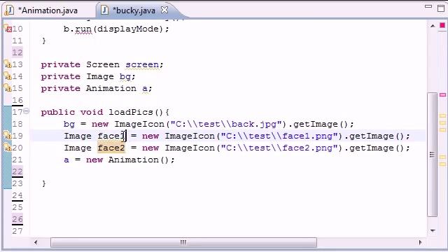 Java Game Development 11 Loading Pictures for the Movie смотреть онлайн