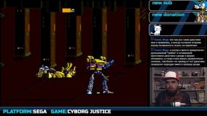 CYBORG JUSTICE ► SEGA ► ПРОХОЖДЕНИЕ ► EASY