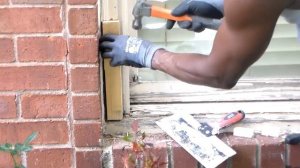 how to repair window sill dry rot