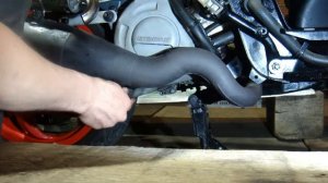 Gilera Runner 180cc Устоновка трубы ARROW