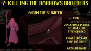 A Beginners Guide to Barrows in Old School Runescape (OSRS)