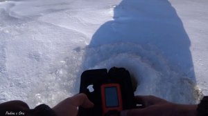 Зимняя рыбалка на Реке по Новым местам. Поисковая рыбалка зимой на Оке.