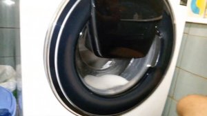 Samsung eco bubble, режим очистки барабана.