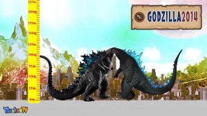 EVOLUTION of GODZILLA MONSTERS: Size Comparison