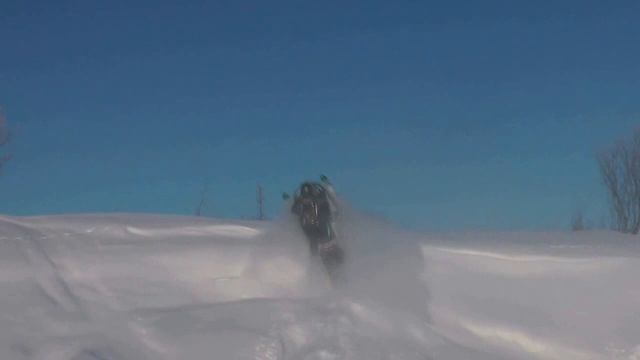 Сургут, зима 2012-2013, катаемся на снегоходе по протокам смотреть онлайн