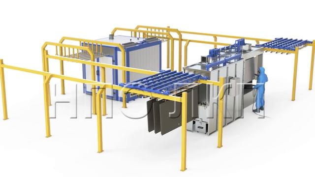 Линия порошковой окраски 3D - Www.niilkp.ru