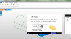 3. Edgecam TestDrive tutorial - Create stock turning