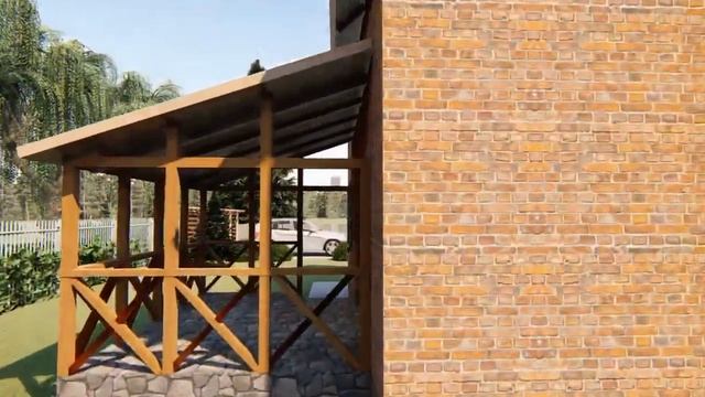 Бюджетный одноэтажный дом с мансардою. смотреть онлайн