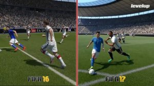 FIFA 17 Vs. FIFA 16: Comparación de gráficas