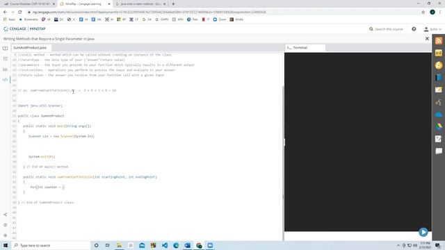 33. Week 6 - Writing Methods that Require a Single Parameter in Java