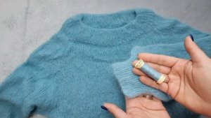 ❤️ Мій перший светр. Пряжа drops brushed alpaca silk. Розмір М