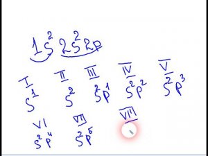 электронные формулы 10 класс