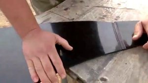 Проверка шва ПНД на прочность