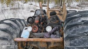 Вездеход "переломка" с двигателем от Т-25 переломился #вездеход #самоделка ХМАО