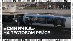Электросуда "Синичка" отправились в тестовый рейс по Москве-реке - Москва 24