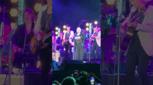 Annie Lennox takes the stage during Brandi Carlile’s encore June 9, 2023 at The Gorge to sing Why