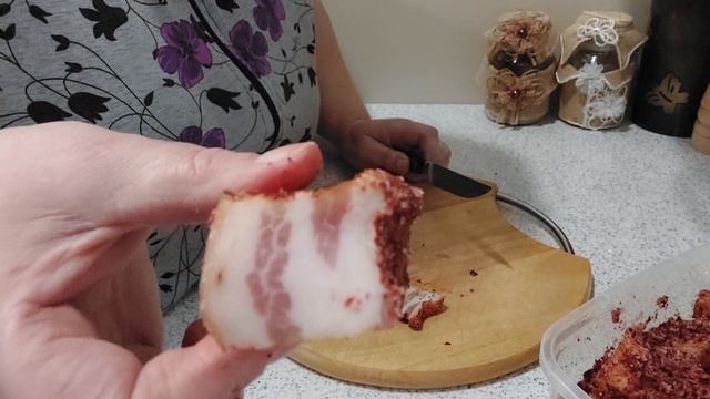 Засоленнаягрудинка#Результат по засолке грудинки смотреть онлайн