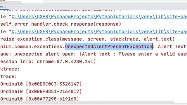 #15- Handle Alert In Selenium With Python - Selenium Webdriver Tutorials With Python