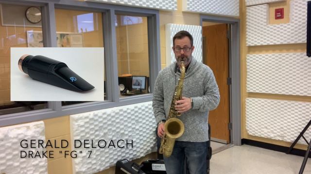 Saxophonist Gerald DeLoach with a great tone on his new Drake FG 7 Tenor Mouthpiece смотреть онлайн