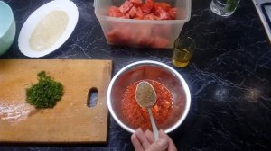 Помидоры по-корейски.Быстрого приготовления!!!