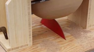 Тарелка из дерева без токарного станка,a plate of wood without a lathe