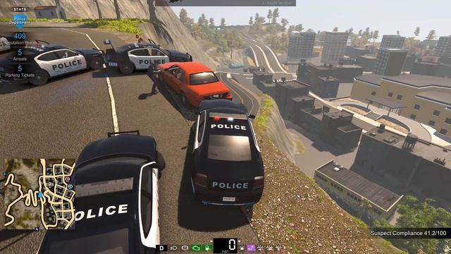 FLASHING LIGHTS - POLICE FIRE EMS | Police Chase Multiplayer | Gameplay No Commentary смотреть онлайн