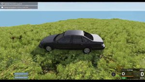 BeamNG.drive - Скидываем машины с горы.