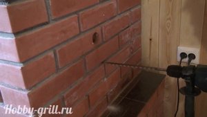 Электрический вертел для мангала