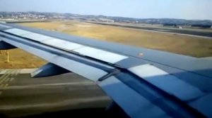 Cyprus Airways take off from Thessaloniki International Airport "Macedonia"