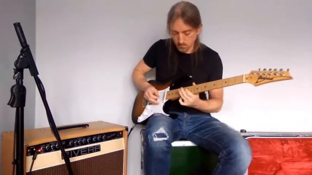 Ibanez AT100 CL-SB Andy Timmons signature and Blue Rain my song. смотреть онлайн