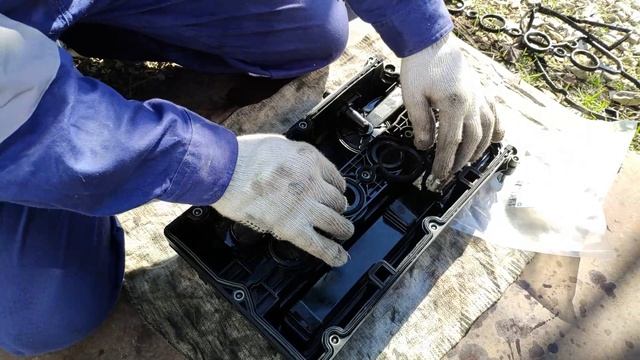 замена прокладки клапанной крышки.mp4 смотреть онлайн