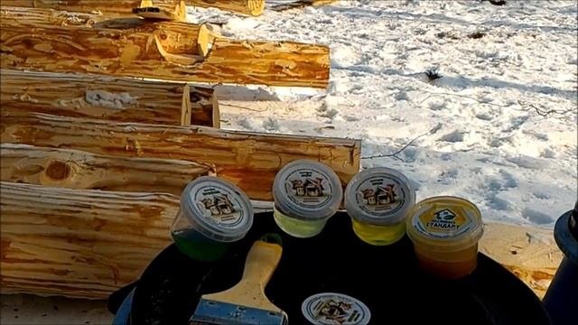 Как выбрать пропитку при сборке сруба из бревна и бруса зимой. Лучшие зимние антисептики для дерева