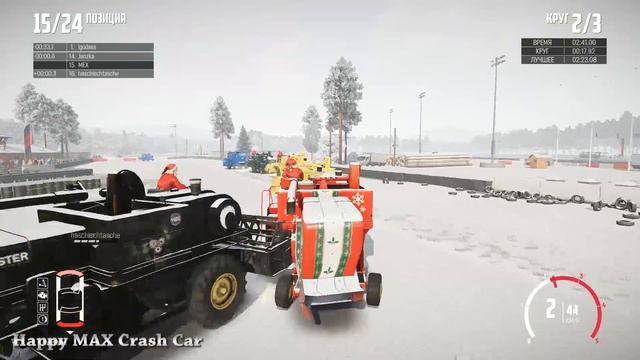 Next Car Game Wreckfest #2  Happy MAX Crash Car смотреть онлайн