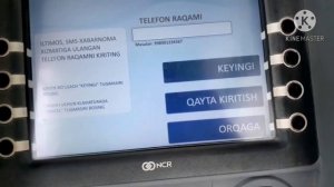 Sms xabarnoma xizmatini yoqish #sms_xabarnoma_yoqish