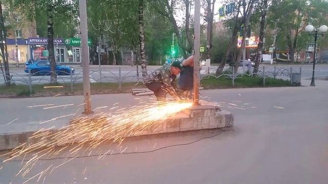 Демонтаж флагштоков 2