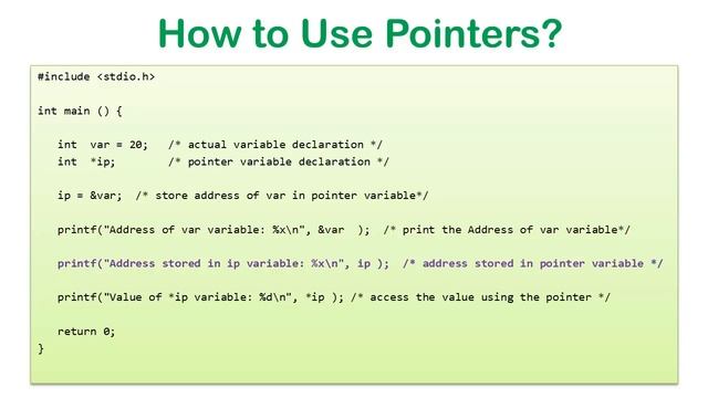 Pointer in c programming language l pointer video 1