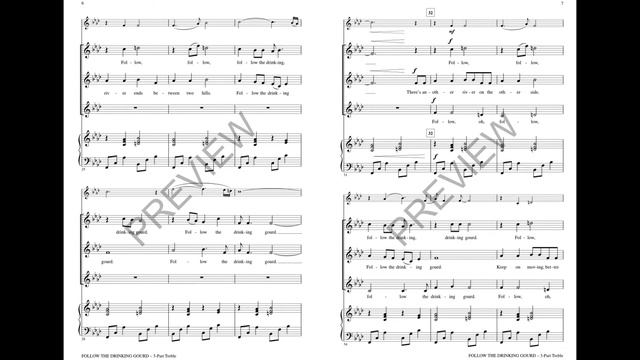Follow the Drinking Gourd (3-Part Treble Choir) - Arranged by Emily Crocker смотреть онлайн