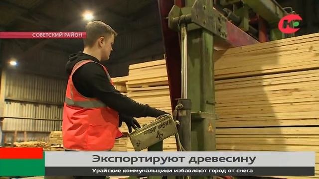В Советском районе лесопромышленный комбинат возобновил экспорт продукции