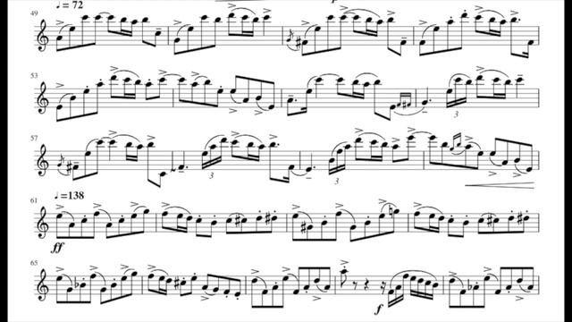 Astor PIAZZOLLA Tango étude N°3 pour violon solo, Violon : Corentin SAUVAGER смотреть онлайн