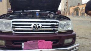#Toyota Land Cruiser 100.VX.4.2TD.Необычная моторная масло для. Замена масло после 11000км.