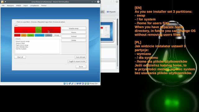 Linuks: ROSA Desktop Fresh KDE R7 - instalacja na VirtualBox-ie смотреть онлайн