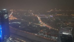 Ночная Москва с высоты 325 метров