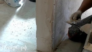 Монтаж перфорированного уголка / как защитить угол