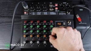 Dimostrazione del Mixer USB ZZIPP MXBTR6 con effetti integrati per eventi