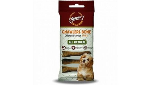 Gnawlers Bone Dog Treat - Chicken Flavour - Small - 108 g смотреть онлайн