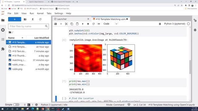 Simple Template Matching using OpenCV in Python