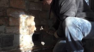 Демонтаж старой печи..Разгрузка кирпича..