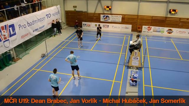 MČR U19: Brabec, Vorlík - Hubáček, Somerlík