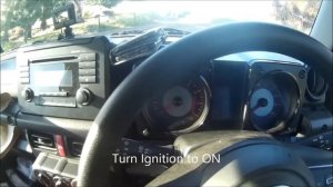 Jimny JB74 ESC OFF "Maintenance mode"