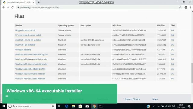 How to install Python 3.7.6 on windows 10